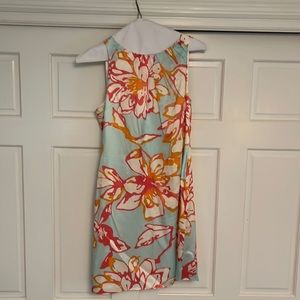 W by Worth Floral Dress - Blue, Pink, Orange